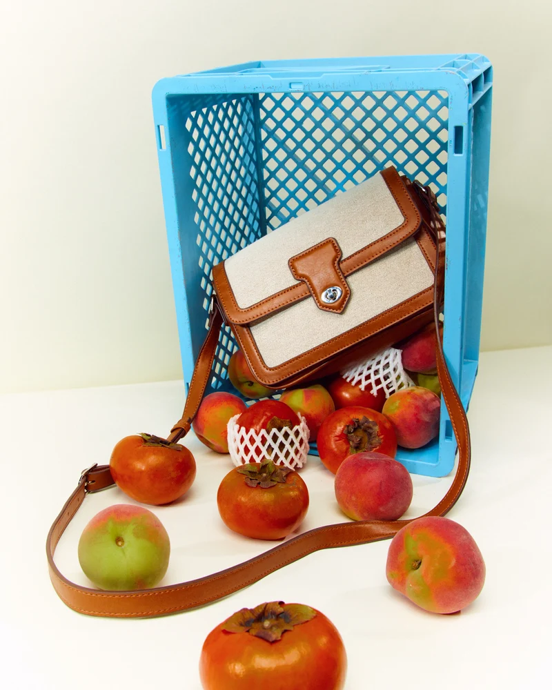Mitilia bolso bandolera pequeño con solapa