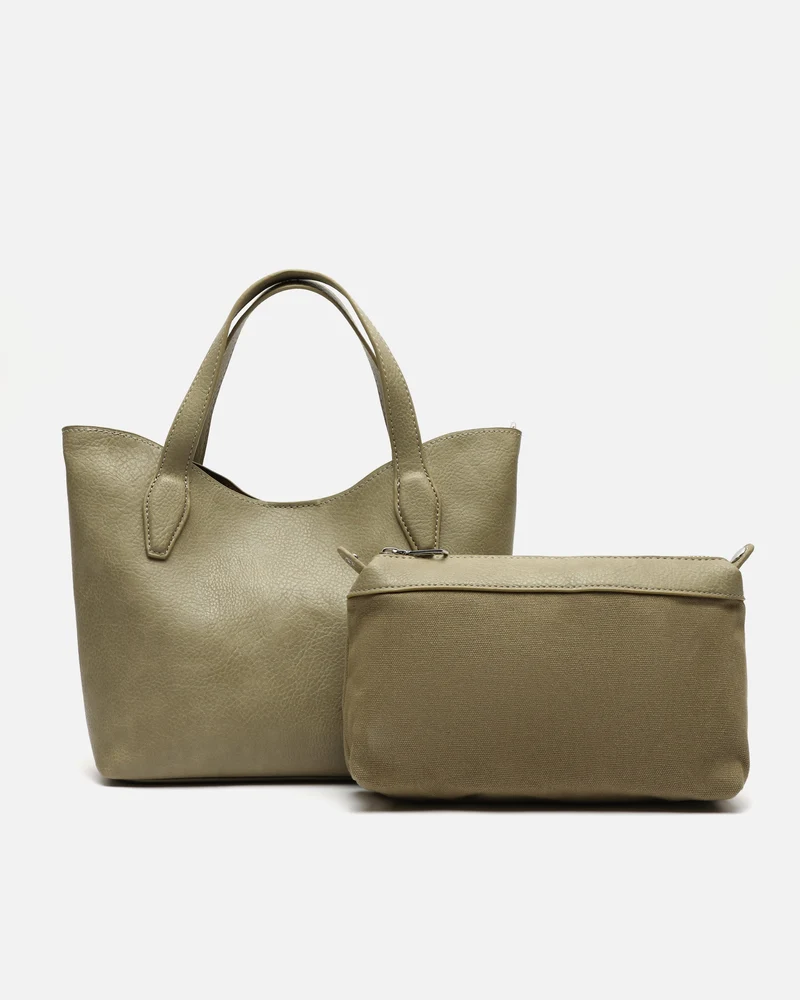 Deweti bolso tote pequeño con neceser y asa bandolera extraíble