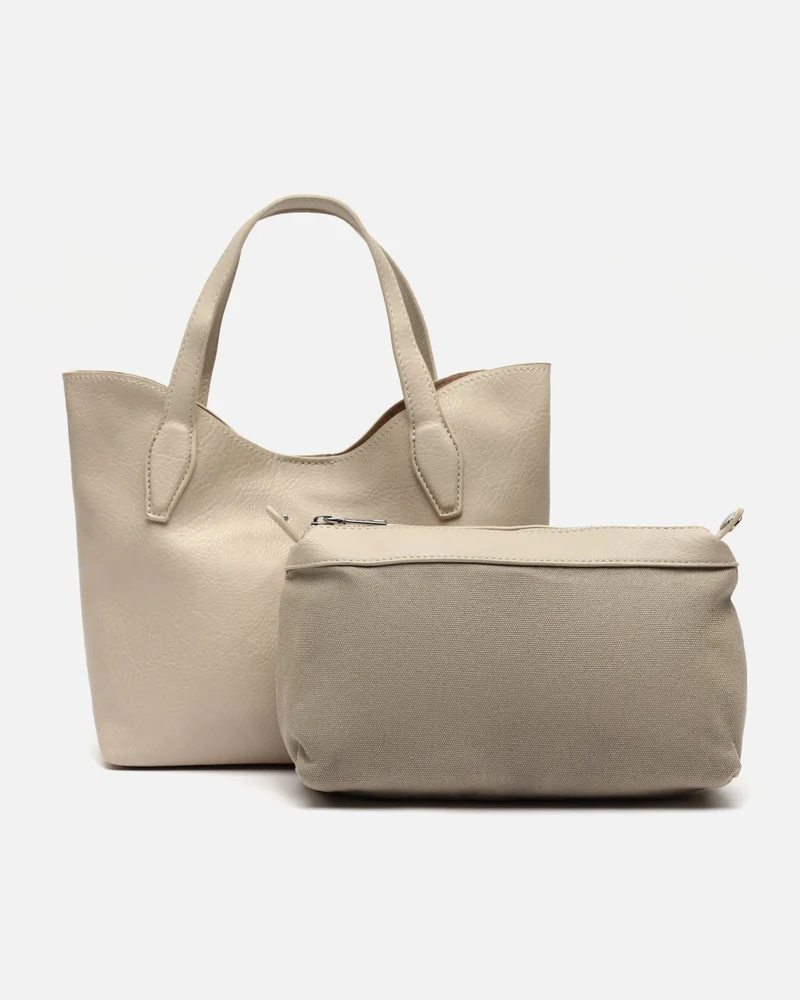 Deweti bolso tote pequeño con neceser y asa bandolera extraíble