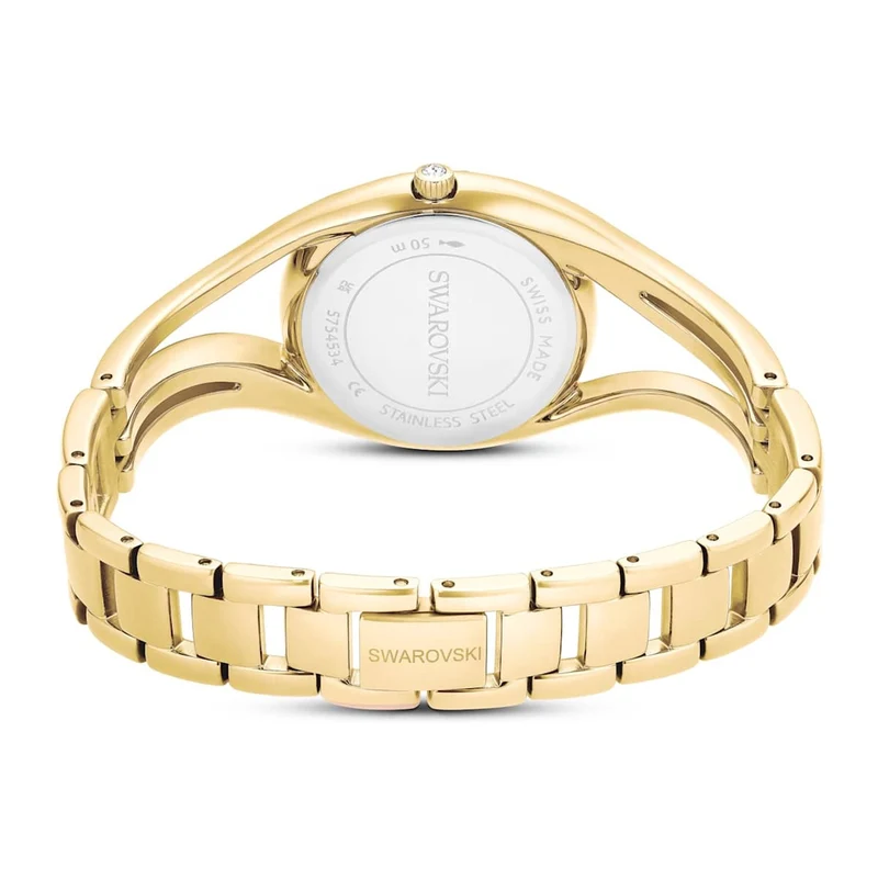 Swarovski Hyperbola Goudkleurig Horloge met Witte Wijzerplaat 5754534