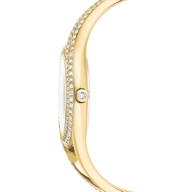 Swarovski Hyperbola Goudkleurig Horloge met Witte Wijzerplaat 5754534
