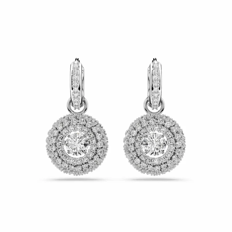 Swarovski Sublima Glam Zilverkleurige Oorbellen 5738193