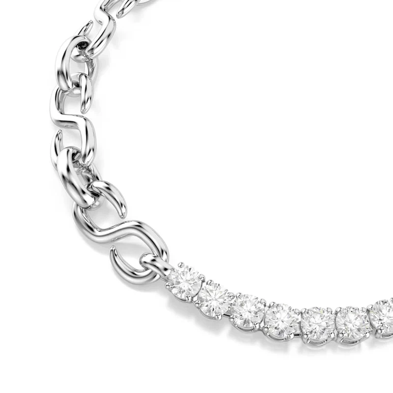 Swarovski Matrix Tennis Zilveren Schakelarmband 5753926