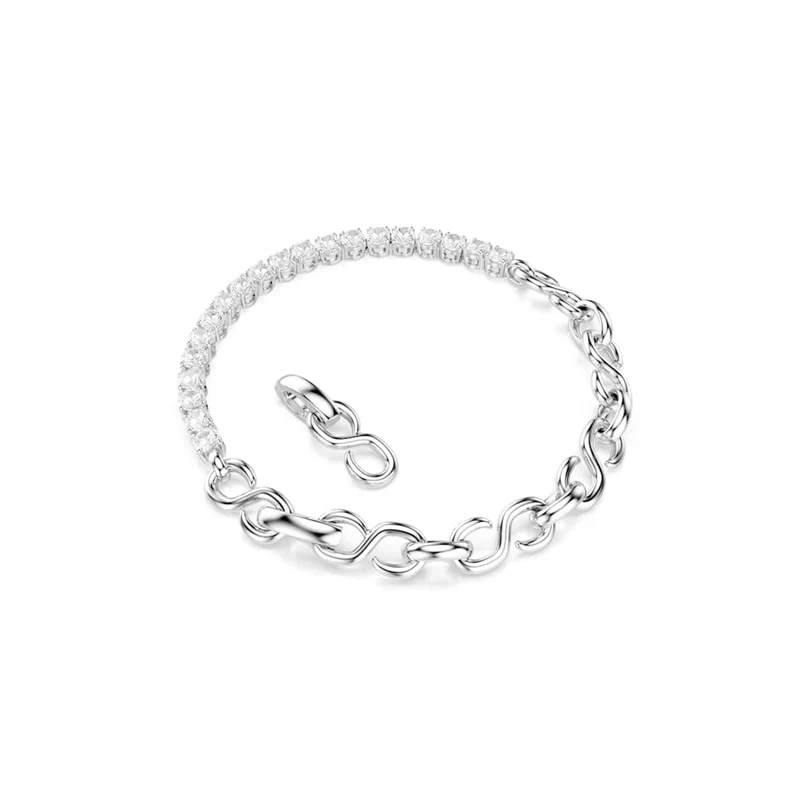 Swarovski Matrix Tennis Zilveren Schakelarmband 5753926