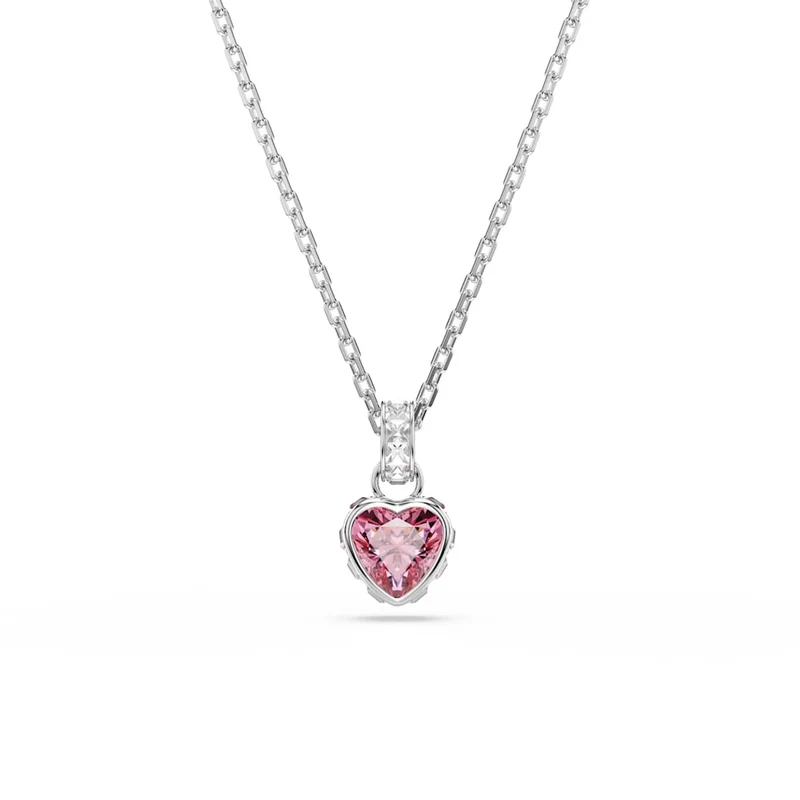 Swarovski Chroma Zilveren Ketting met Roze Accenten 5757789