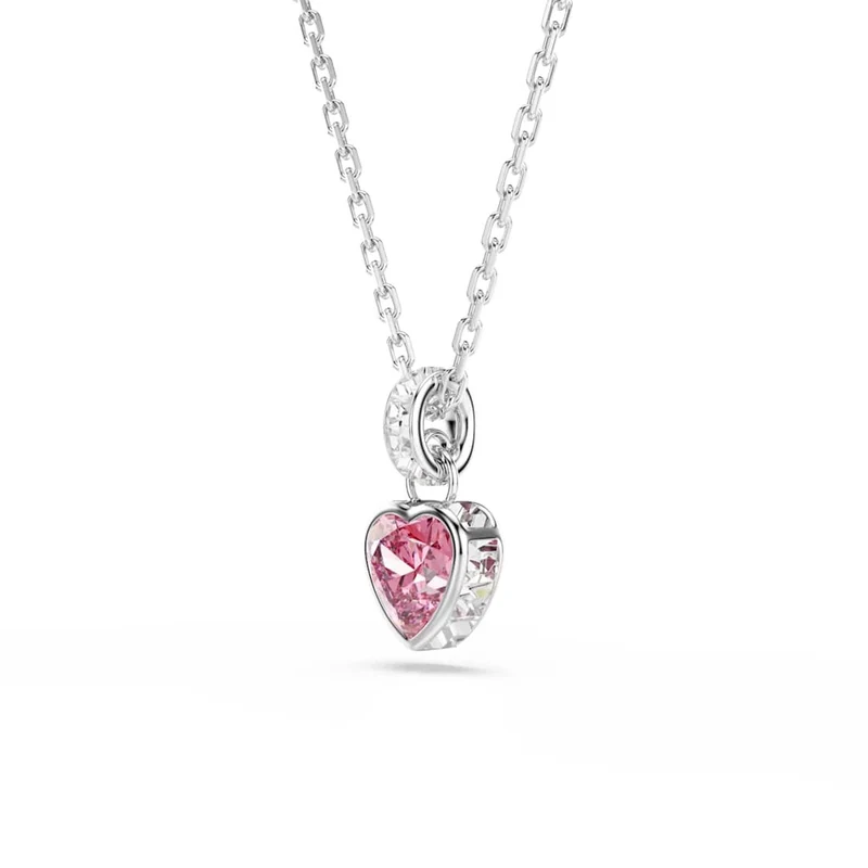 Swarovski Chroma Zilveren Ketting met Roze Accenten 5757789