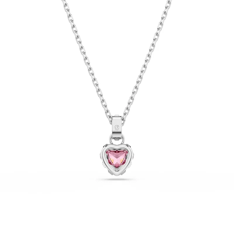 Swarovski Chroma Zilveren Ketting met Roze Accenten 5757789