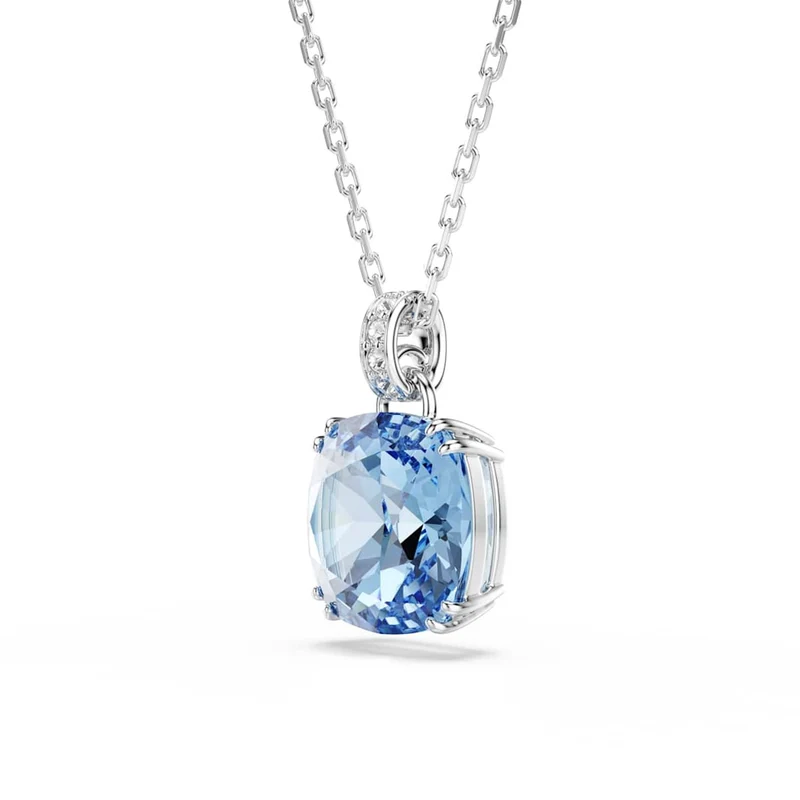 Swarovski Millenia Zilveren Ketting met Blauwe Hanger 5760057