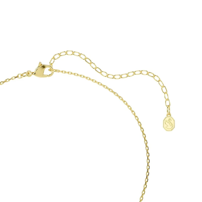 Swarovski Chroma Gouden Ketting met Blauwe Kristallen Hanger 5757786