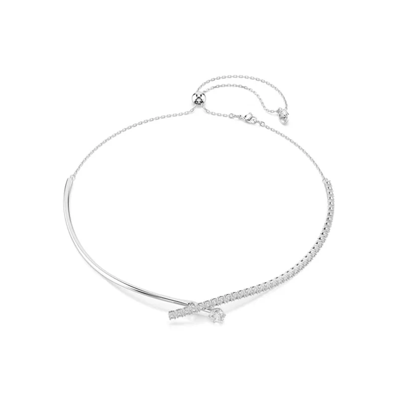 Swarovski Matrix Crash Zilverkleurige Ketting 5754020