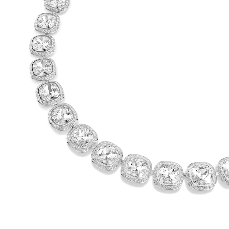 Swarovski Una Angelic Cushion Zilveren Ketting 5751326