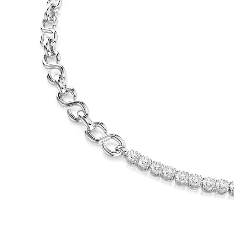 Swarovski Matrix Tennis Zilveren Ketting 5747732