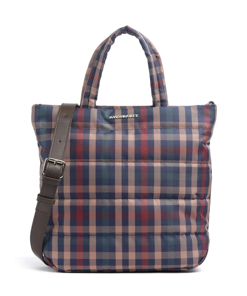 Mandarina Duck Tartan Bolso de mano tartan brown