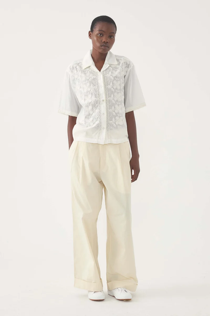 Blouse brodée Suzane