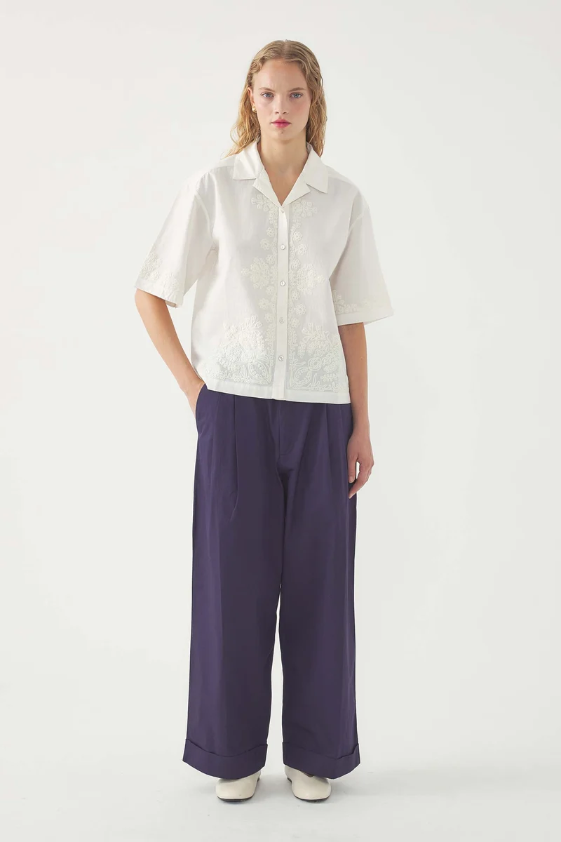 Chemise brodée Adonis