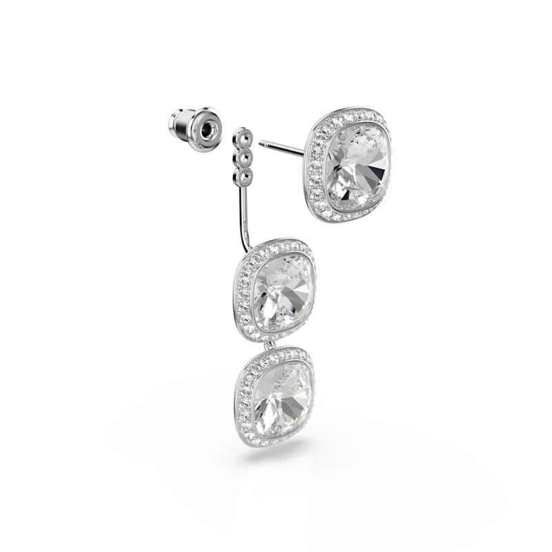 Swarovski Una Angelic Cushion Zilveren Oorbellen 5754342