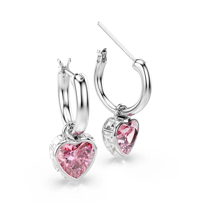 Swarovski Chroma Zilveren Oorbellen met Roze Accenten 5757814