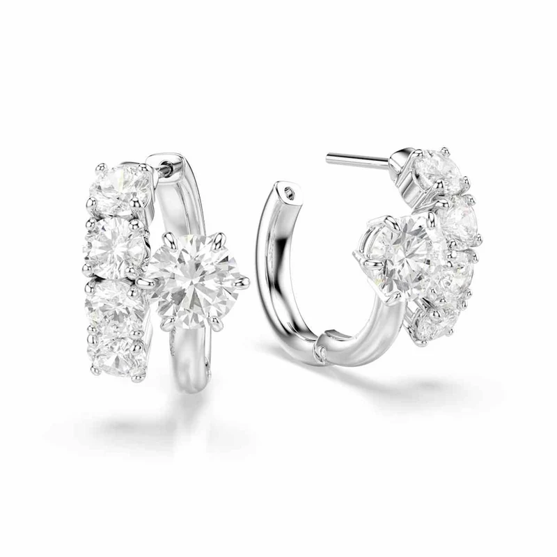 Swarovski Matrix Crash Zilveren Oorbellen 5753572