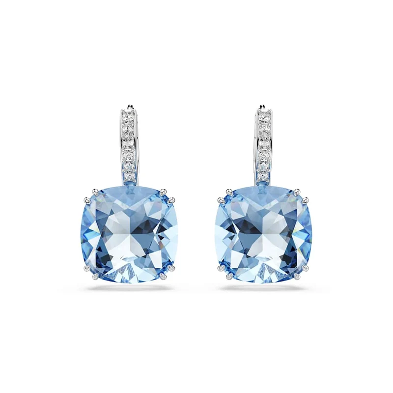 Swarovski Millenia Zilveren Oorbellen met Blauwe Kristal 5756150