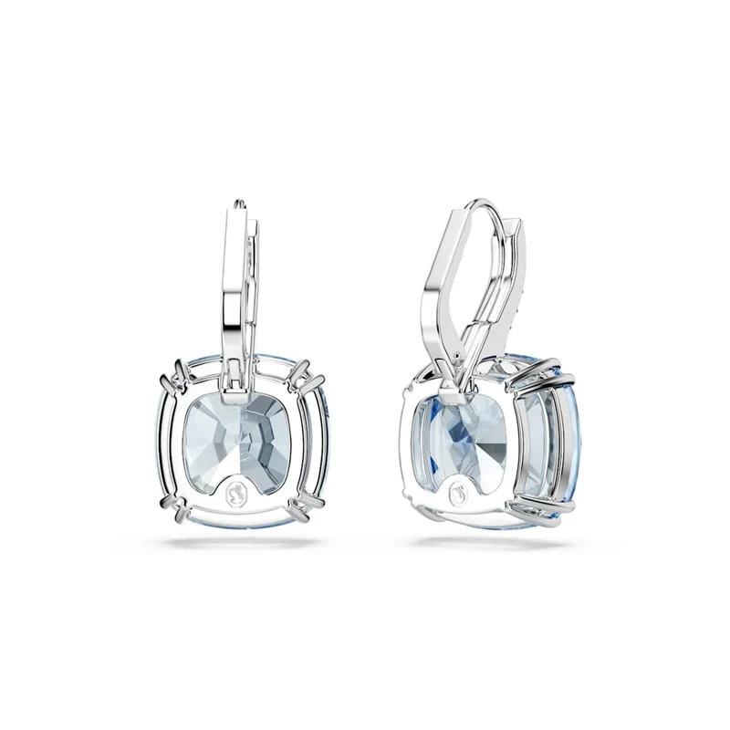 Swarovski Millenia Zilveren Oorbellen met Blauwe Kristal 5756150