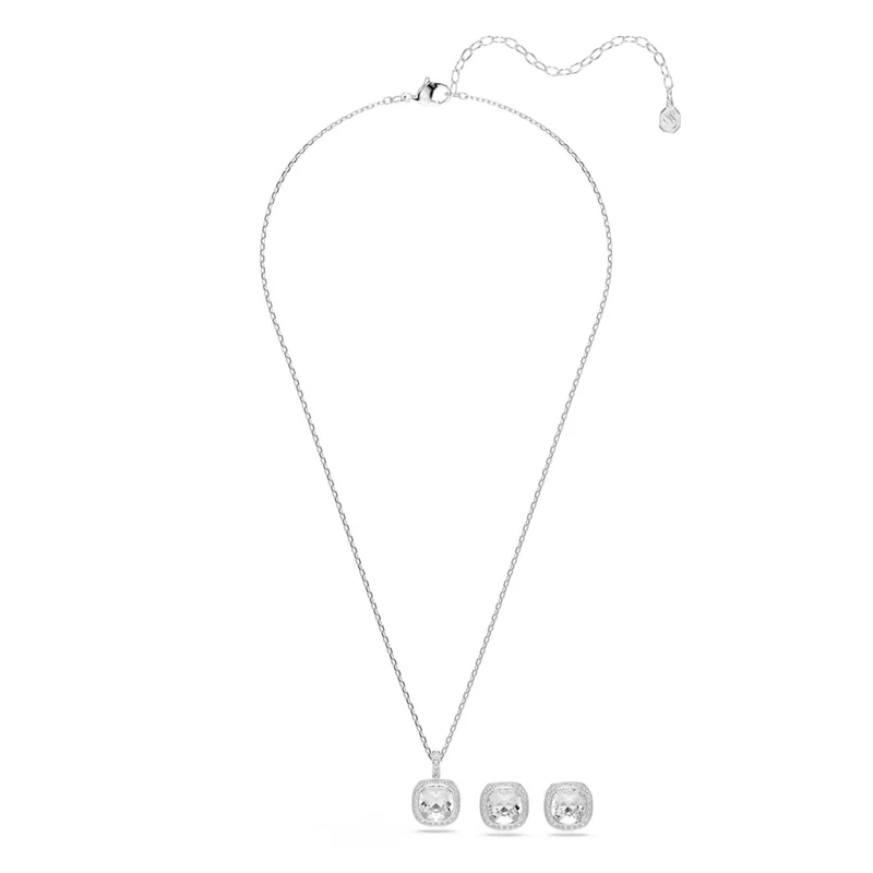 Swarovski Una Angelic Cushion Zilveren Sieradenset 5754343