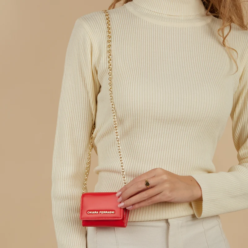 Chiara Ferragni Red Crossbody bag 75SB4BK6-ZS959-514