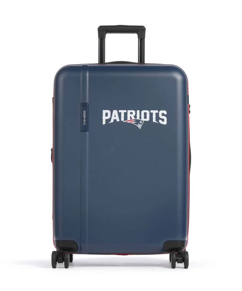 Travelite NFL Maleta con 4 ruedas new england patriots
