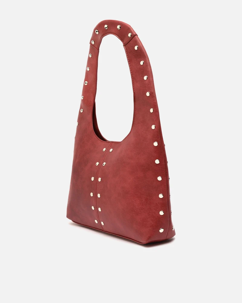 Estrangi bolso hobo grande con detalles metálicos