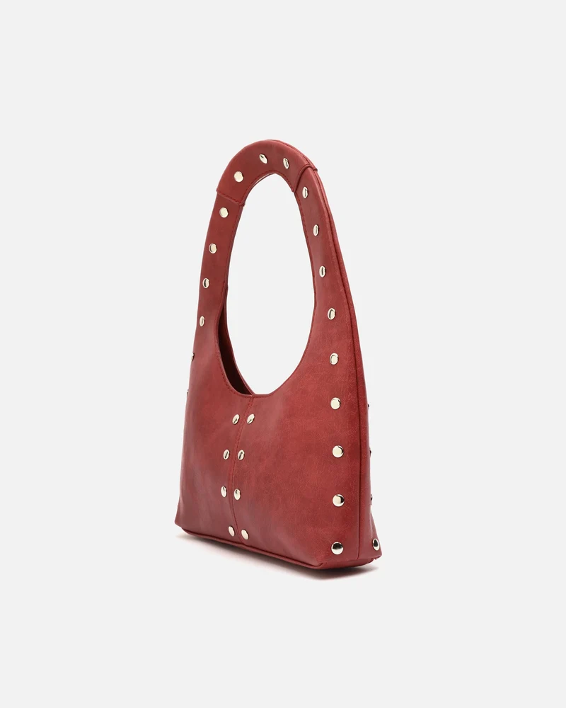 Estran bolso hobo pequeño con detalles metálicos