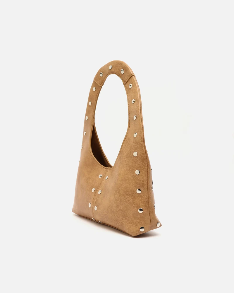 Estran bolso hobo pequeño con detalles metálicos