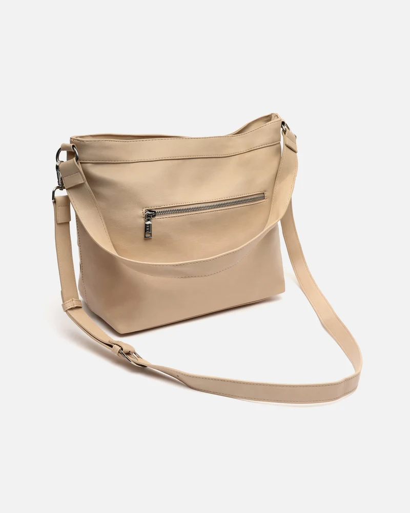 Fuso bolso de hombro trenzado con bandolera extraíble