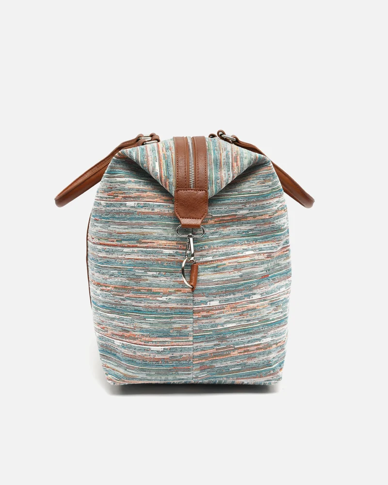 Lurdes bolsa fin de semana con bandolera extraíble y estampado jacquard