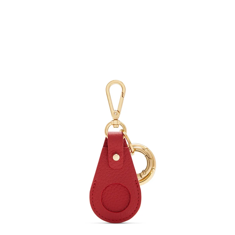 Isabel Bernard Honoré Filou Rood Kalfsleren Airtag Sleutelhanger IB66000-050