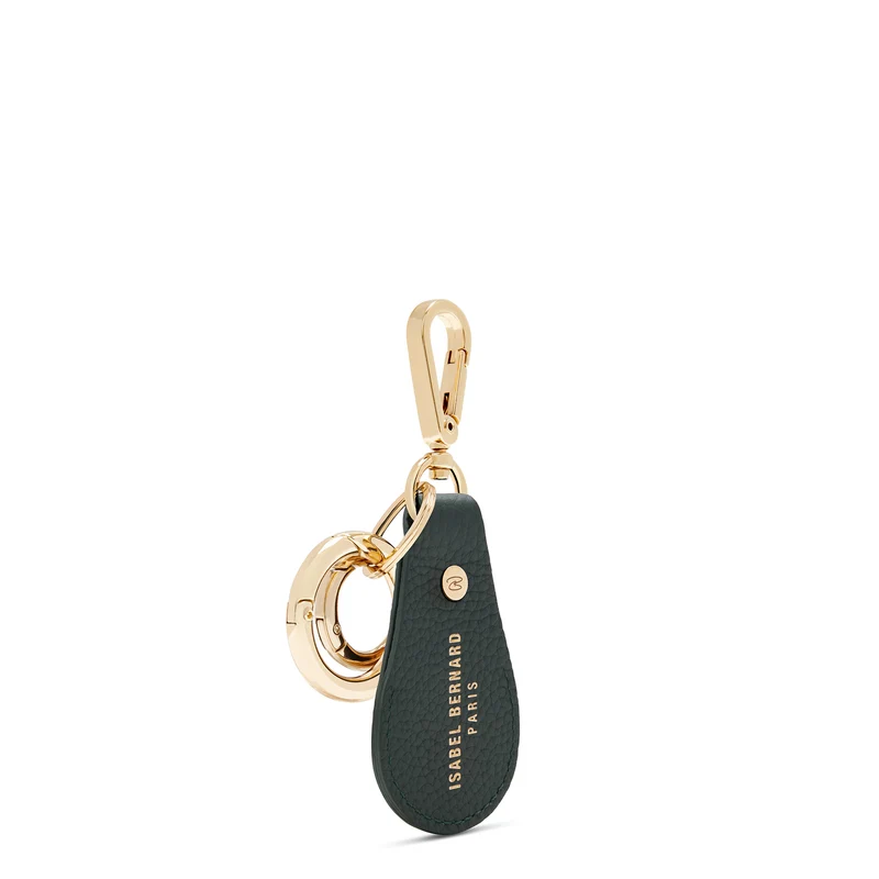 Isabel Bernard Honoré Filou Groene Kalfsleren Airtag Sleutelhanger IB66000-061