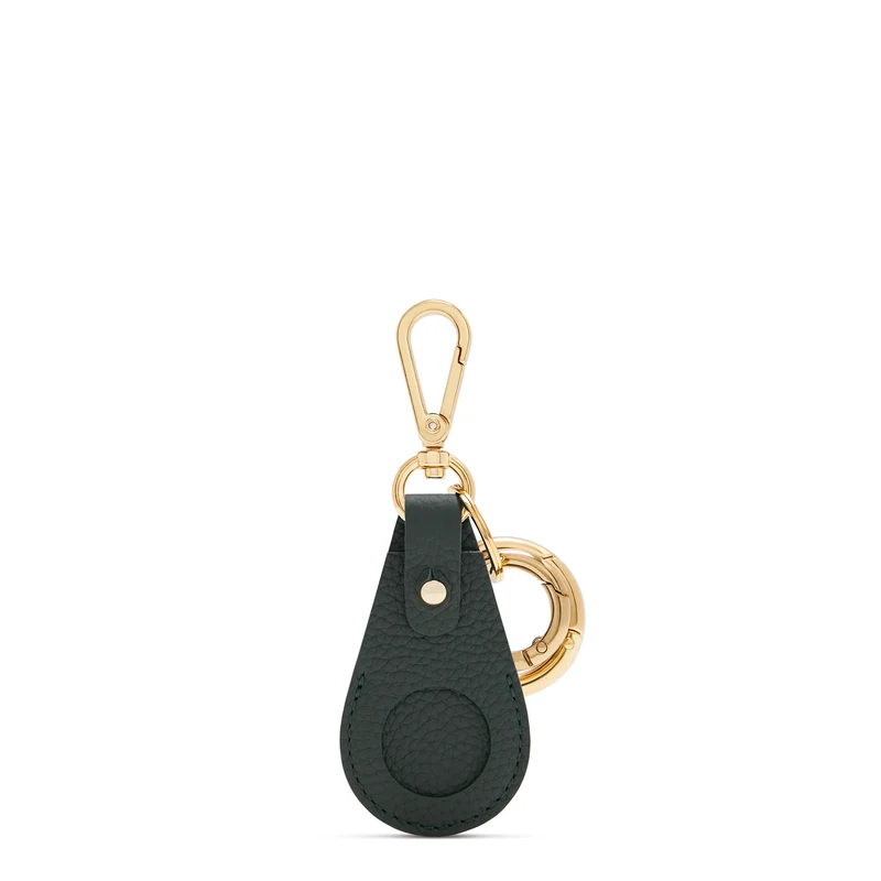 Isabel Bernard Honoré Filou Groene Kalfsleren Airtag Sleutelhanger IB66000-061