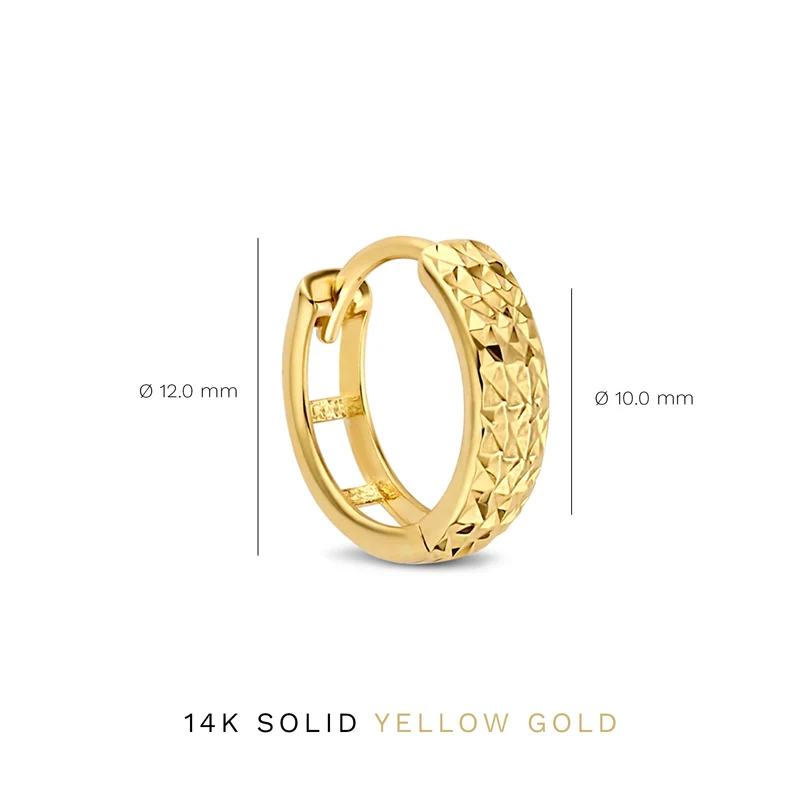 Isabel Bernard Rivoli Laura 14 karaat gouden oorringen IB360142