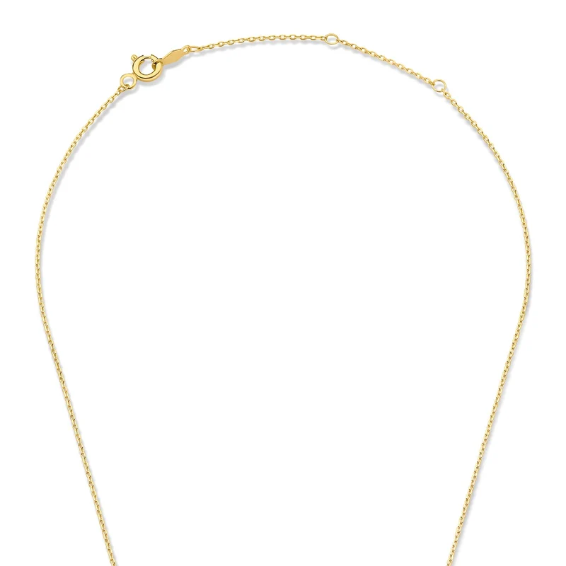 Isabel Bernard 14 Karaat Gouden Le Marais Chloé Ketting IB340134-A (Letter: A)