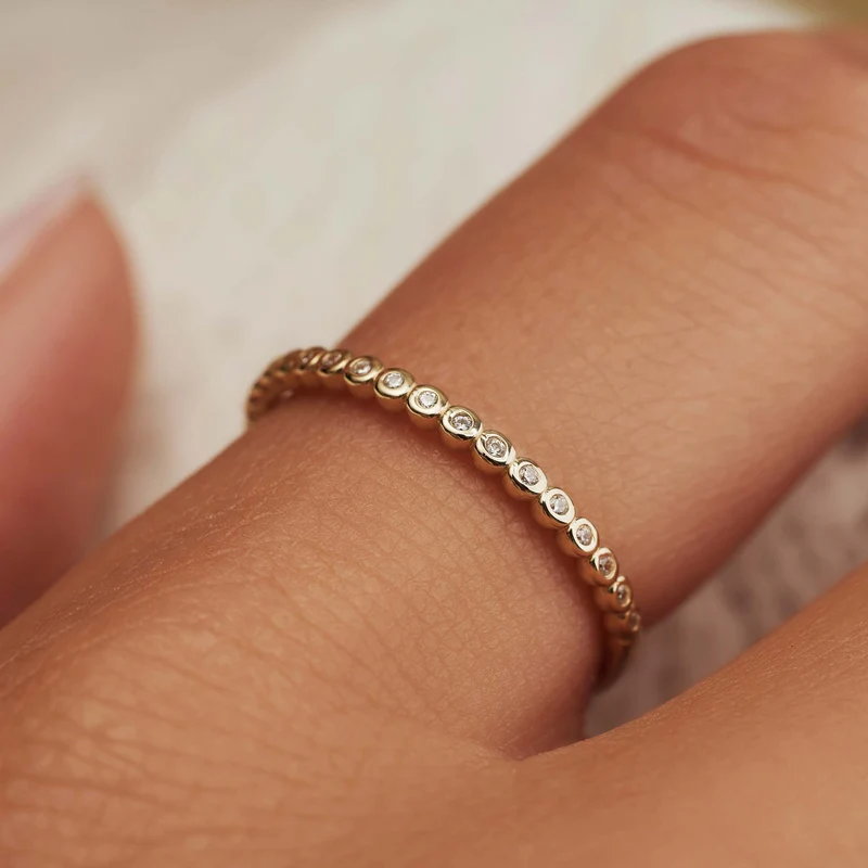 Isabel Bernard Rivoli Aélys 14 Karaat Gouden Ring IB330070-52 (Maat: 52)