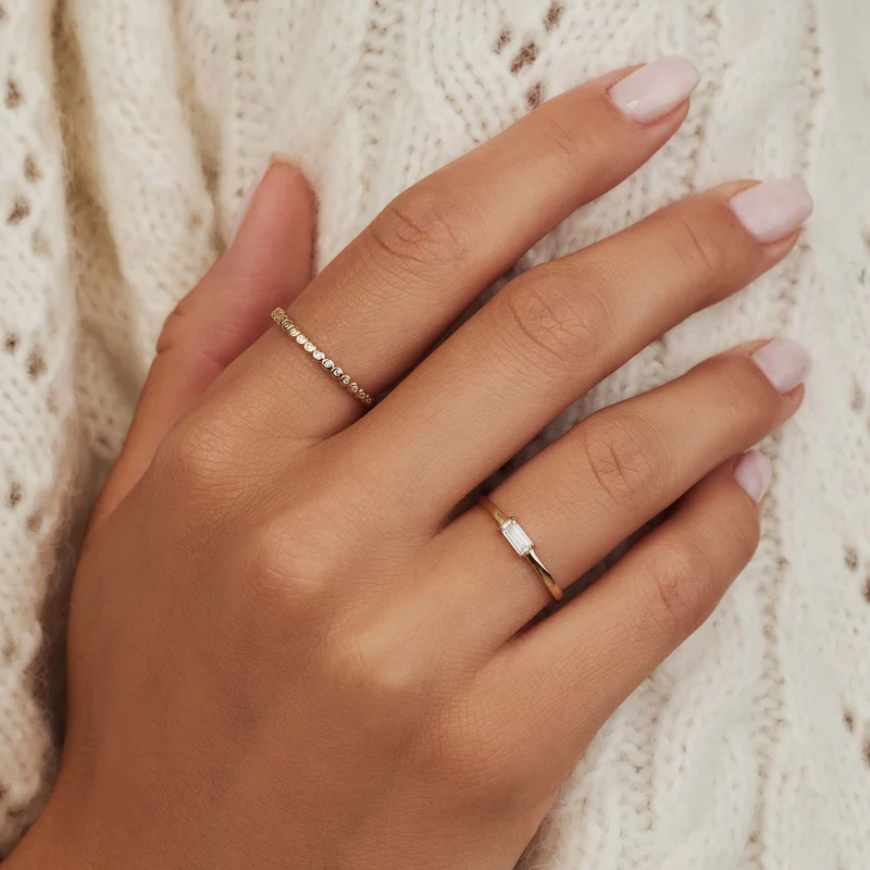 Isabel Bernard Rivoli Aélys 14 Karaat Gouden Ring IB330070-52 (Maat: 52)