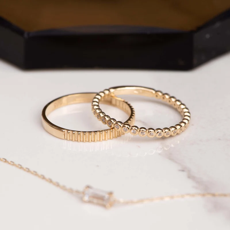 Isabel Bernard Rivoli Aélys 14 Karaat Gouden Ring IB330070-52 (Maat: 52)