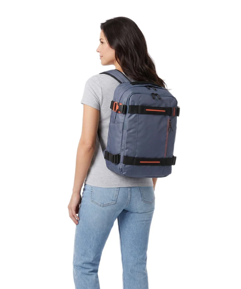 American Tourister Urban Track Mochila para portátil navy/orange