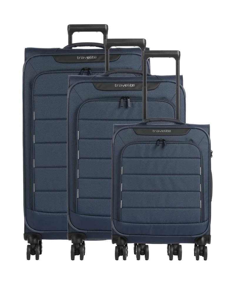 Travelite Skaii Juego de maletas (4 ruedas) navy