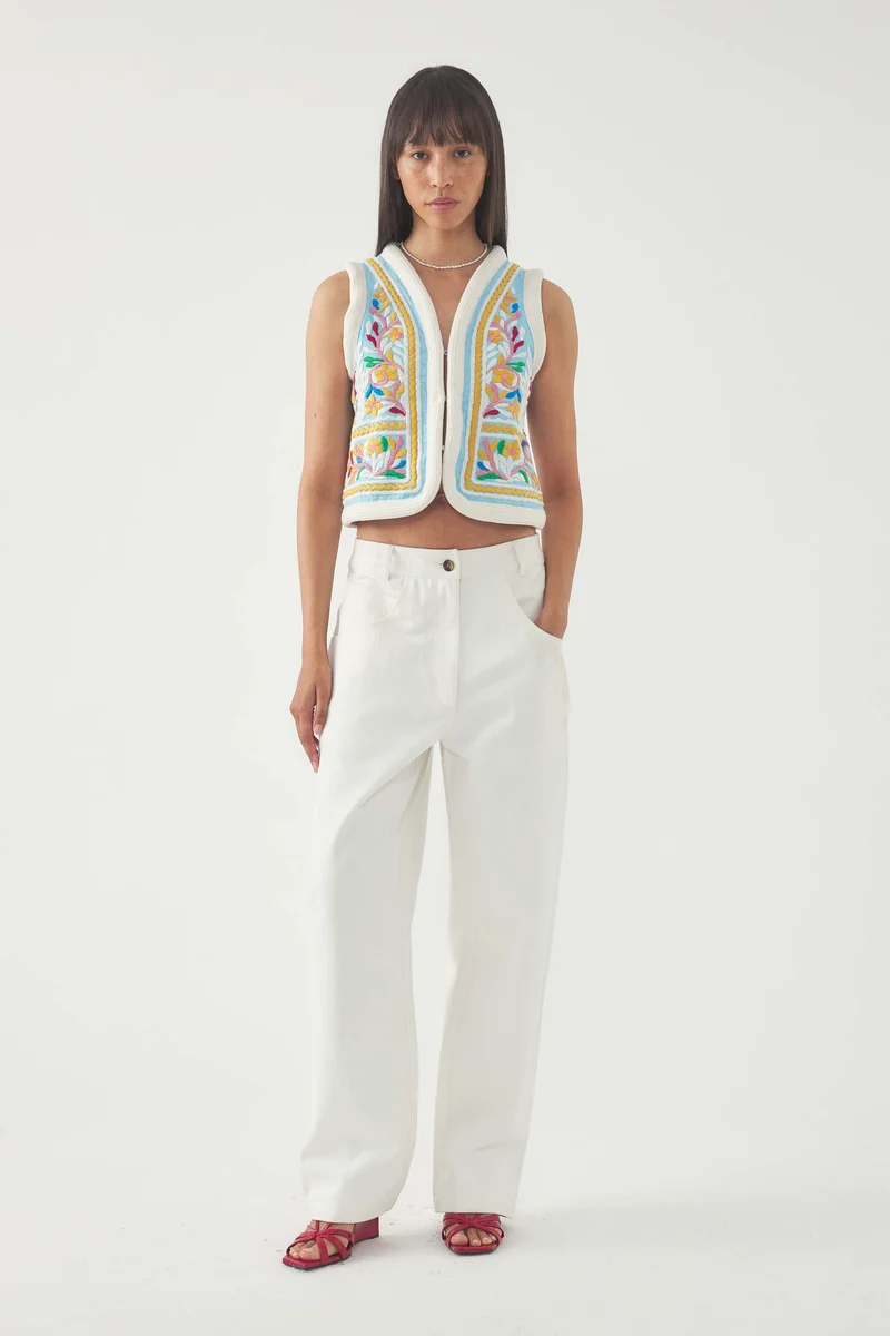 Gilet brodé Hendrix