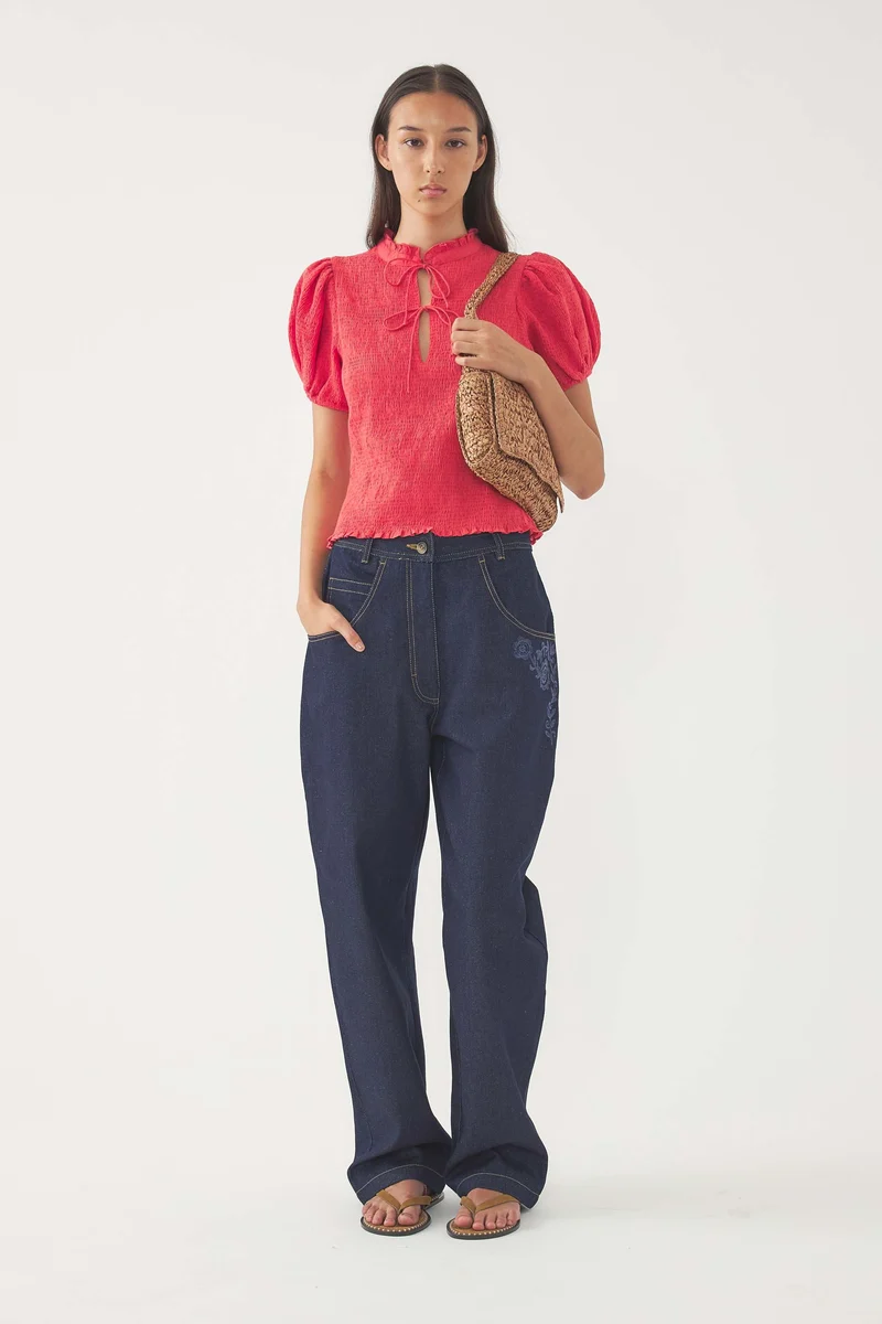 Blouse smockée Angelo