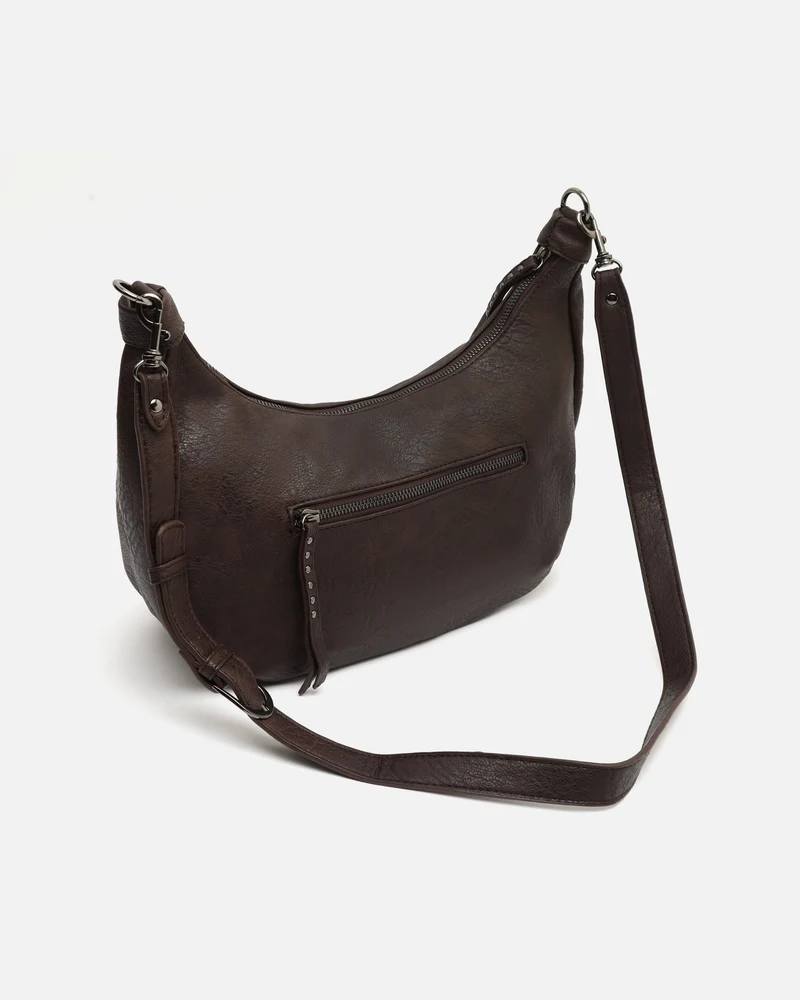Serenitys bolso bandolera con detalles metálicos