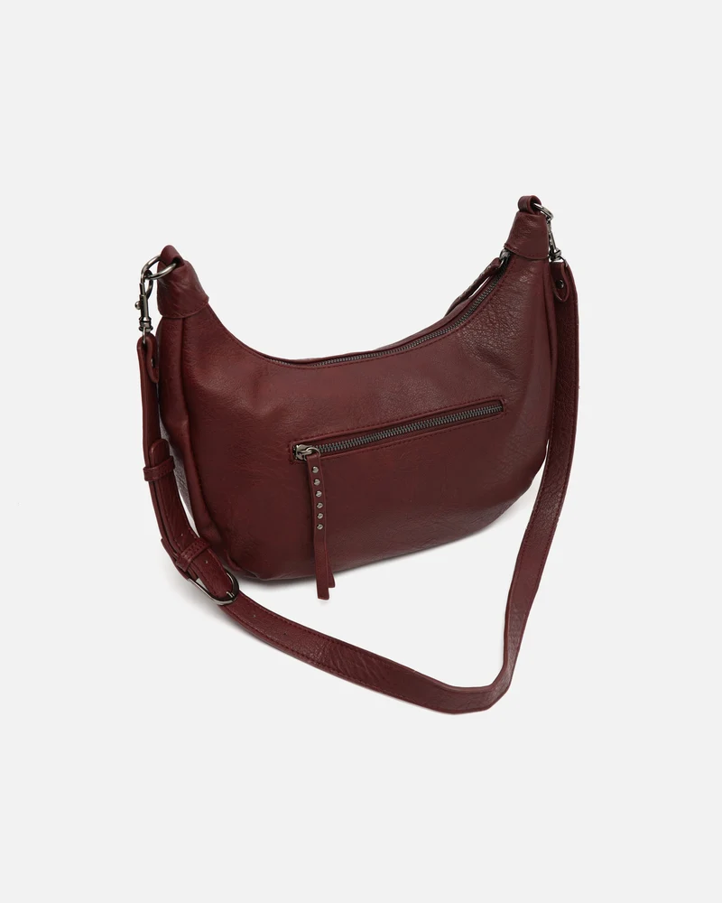 Serenitys bolso bandolera con detalles metálicos