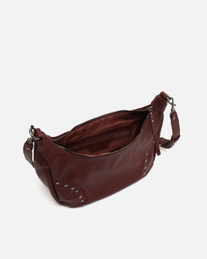 Serenitys bolso bandolera con detalles metálicos