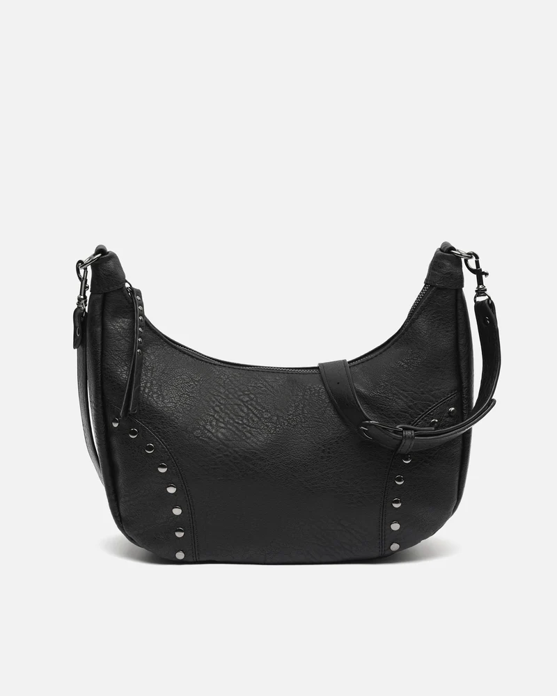 Serenitys bolso bandolera con detalles metálicos