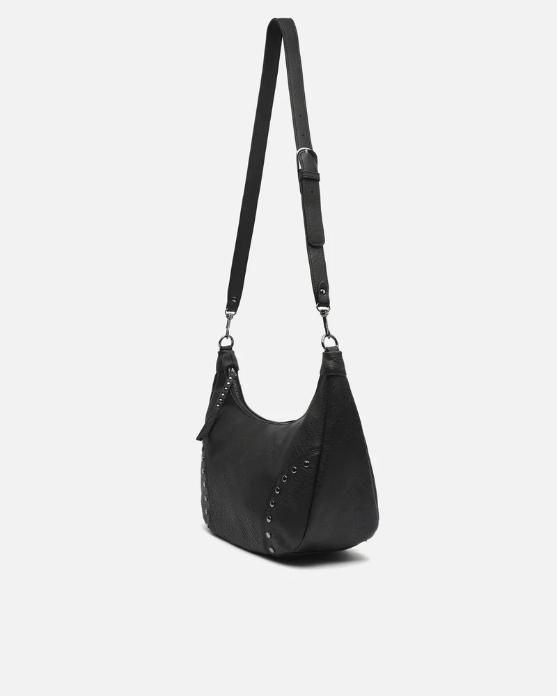 Serenitys bolso bandolera con detalles metálicos