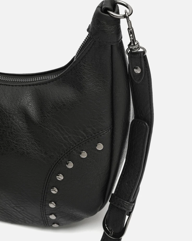 Serenitys bolso bandolera con detalles metálicos
